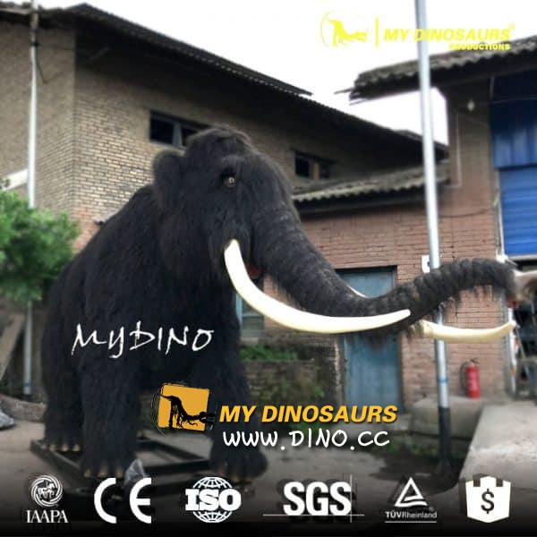 AA-068史前野生動(dòng)物展覽原始大小動(dòng)物長(zhǎng)毛象猛犸象