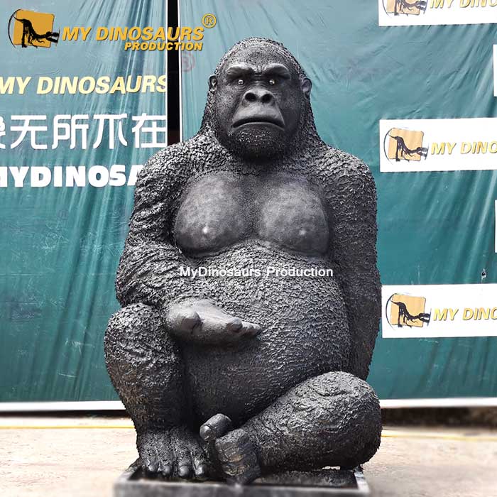 BL-026 仿真金剛大猩猩玻璃鋼模型出售
