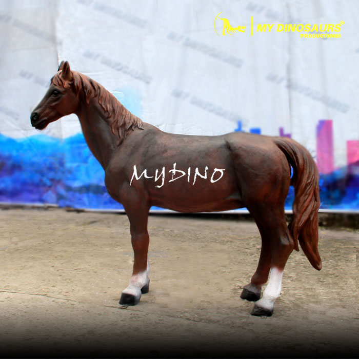 BL-016 真人大小玻璃纖維馬模型