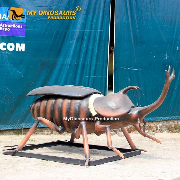 AI-089 廣場(chǎng)裝飾軟體硅膠電動(dòng)獨(dú)角仙模型