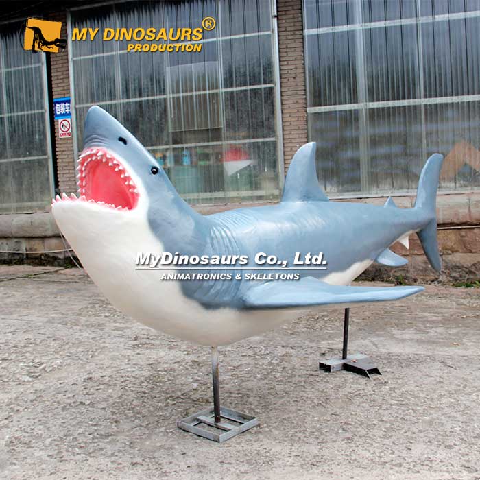 AA-170策劃道具擺件拍照景點(diǎn)宣傳 仿真鯊魚(yú)裝飾品模型 海洋動(dòng)物工藝品