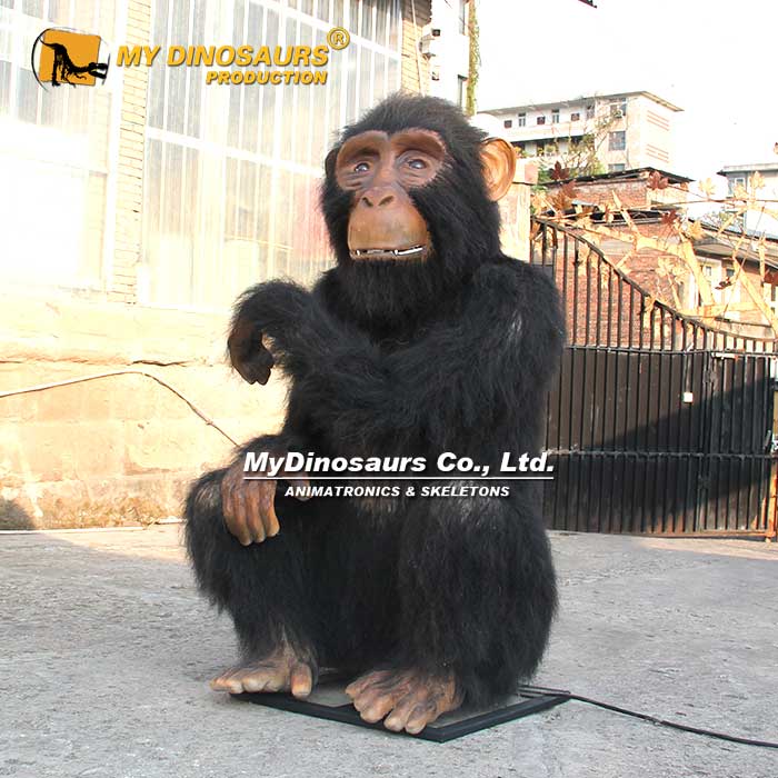 AA-174 披毛毛絨電動(dòng)仿真猴子猩猩模型 支持定制全球貨運(yùn)