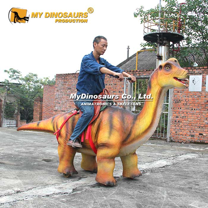 WDR-047親子騎乘游樂園廣場游玩玩具 雷龍走龍跑跑車 恐龍模型擺件