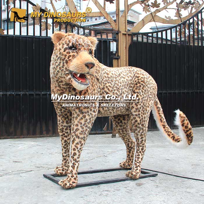 AA-183  披毛仿真電動發(fā)聲動物豹子模型支持來圖定制