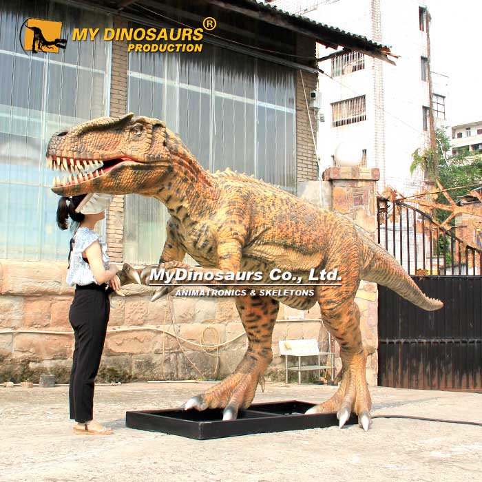 AD-287  電動(dòng)發(fā)聲南方獵龍仿真模型 主題公園恐龍擺件
