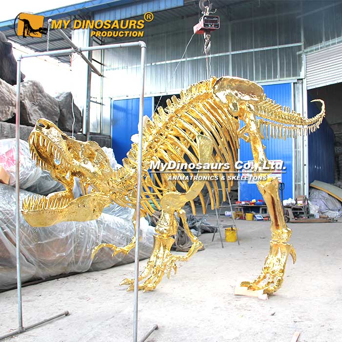 DS-250 手工鍍金霸王龍骨架