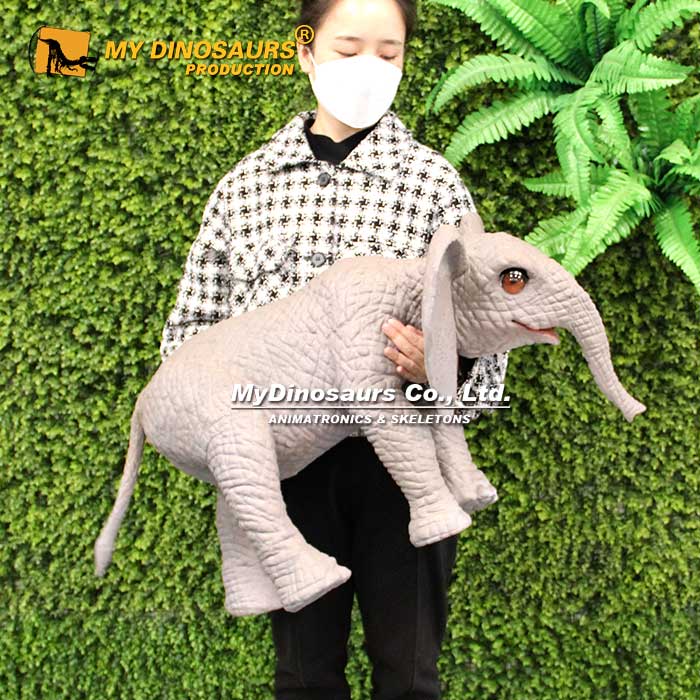 PP-101 手工大象手偶手持玩具手動發(fā)聲張嘴搖頭