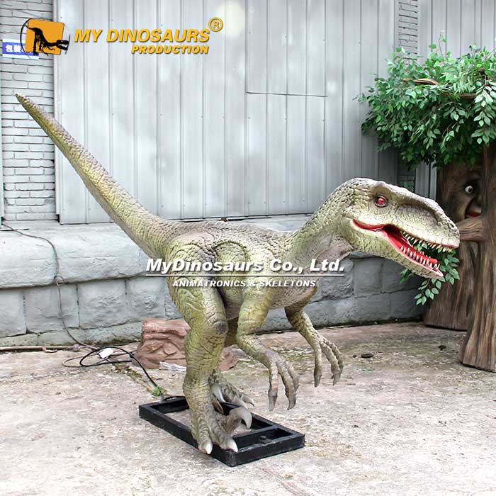 AD-319 機(jī)械發(fā)聲迅猛龍模型 戶外園林大型展覽擺件