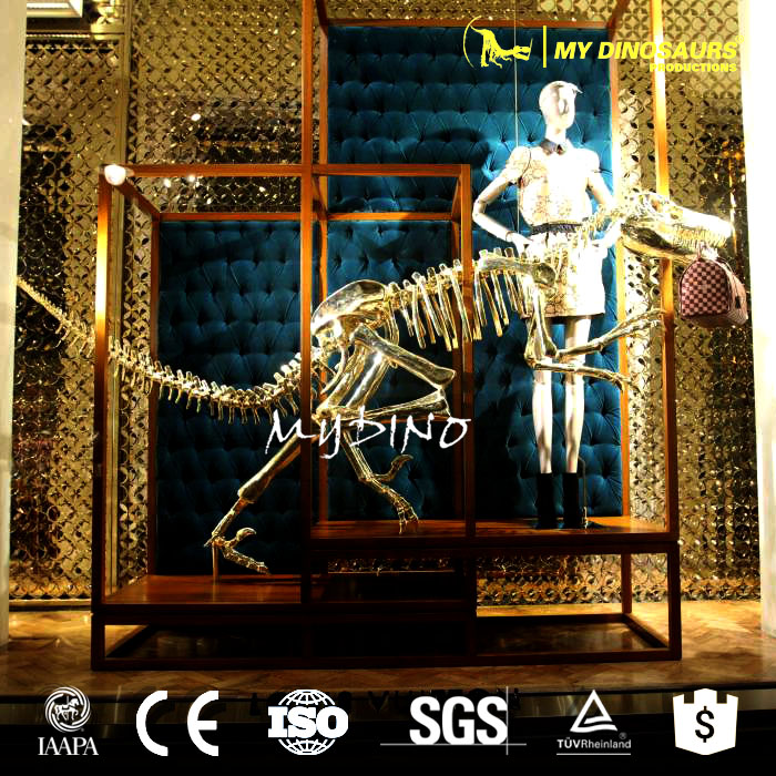 golden dinosaur skeleton 7