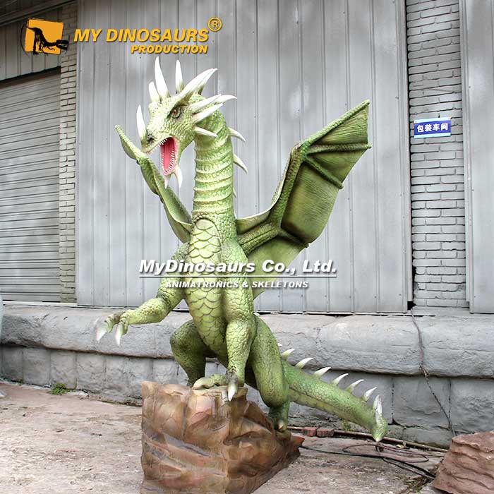Life-size-animatronic-green-dragon-3
